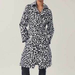 Revolve x Lita by Ciara Amour King Cheetah Print Trench Coat NWT​​​​​​